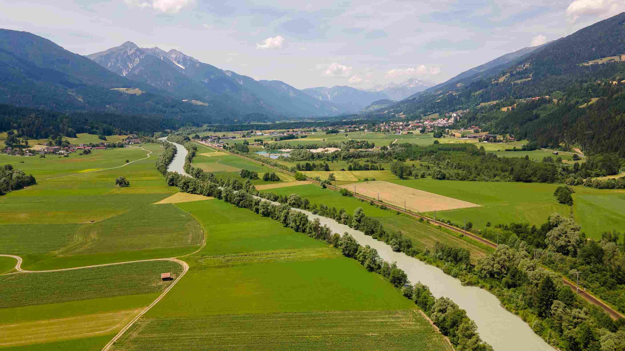 B100 Drautal Straße - Umfahrung Greifenburg